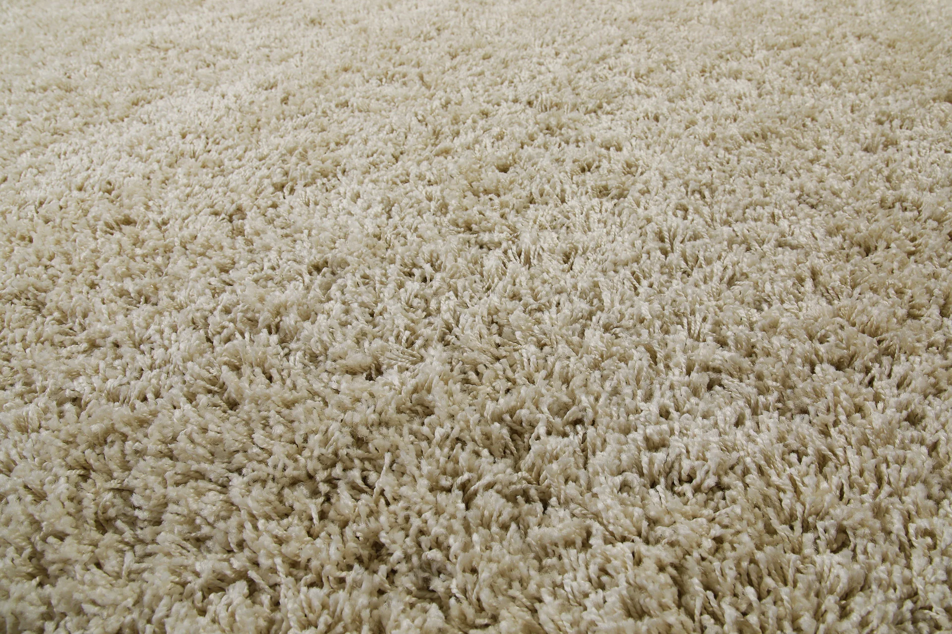 2 für 1 Aktion: Hochflor Teppich Rund Beige "Shaggy Plus" 200 cm - Image 5