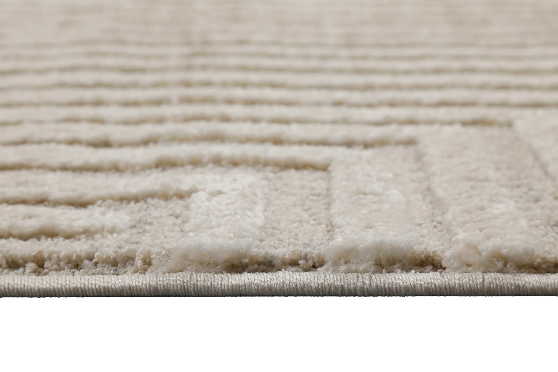Kurzflor Teppich Creme Beige "Hillmar" WECONhome - Image 5
