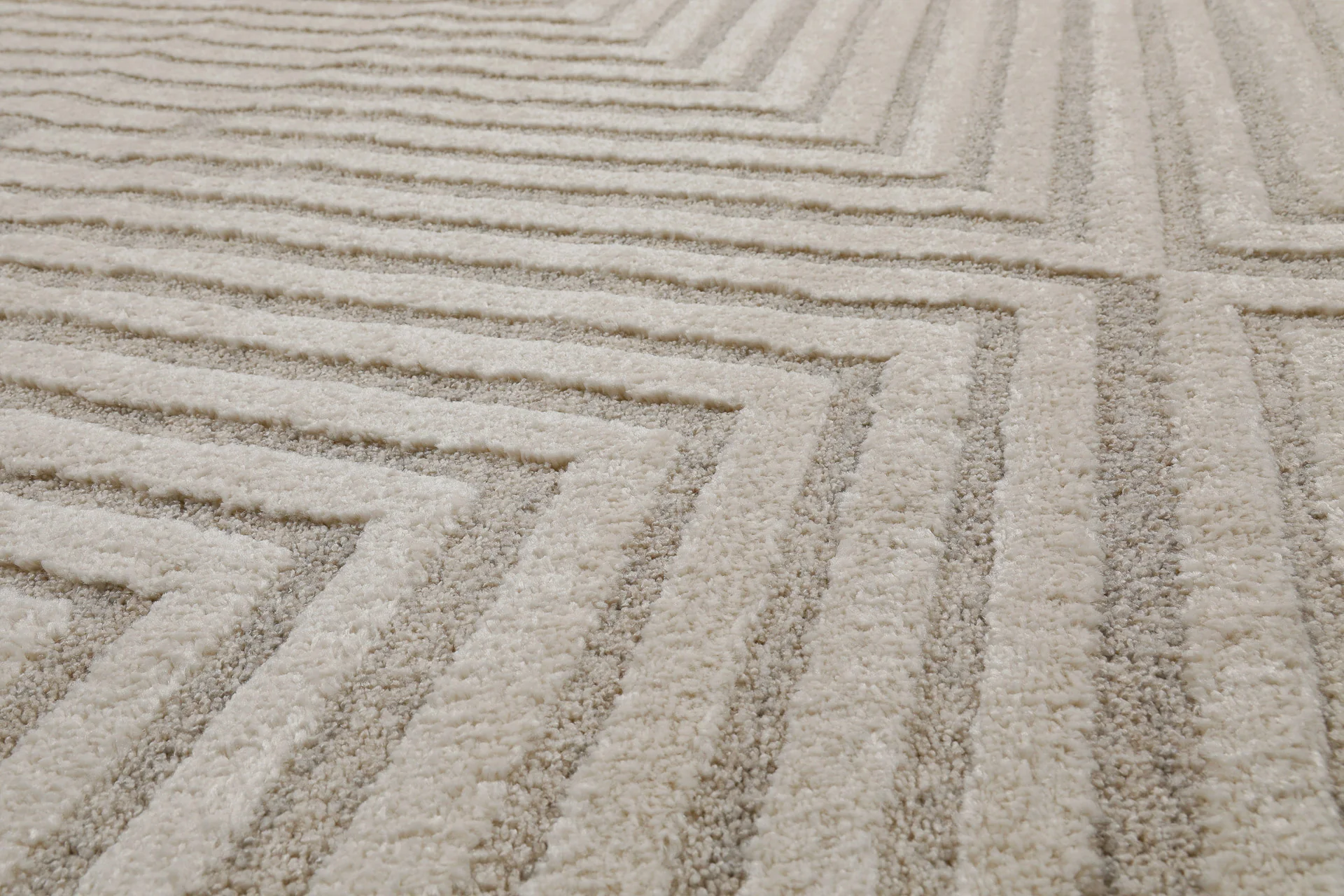 Kurzflor Teppich Creme Beige "Hillmar" WECONhome - Image 6