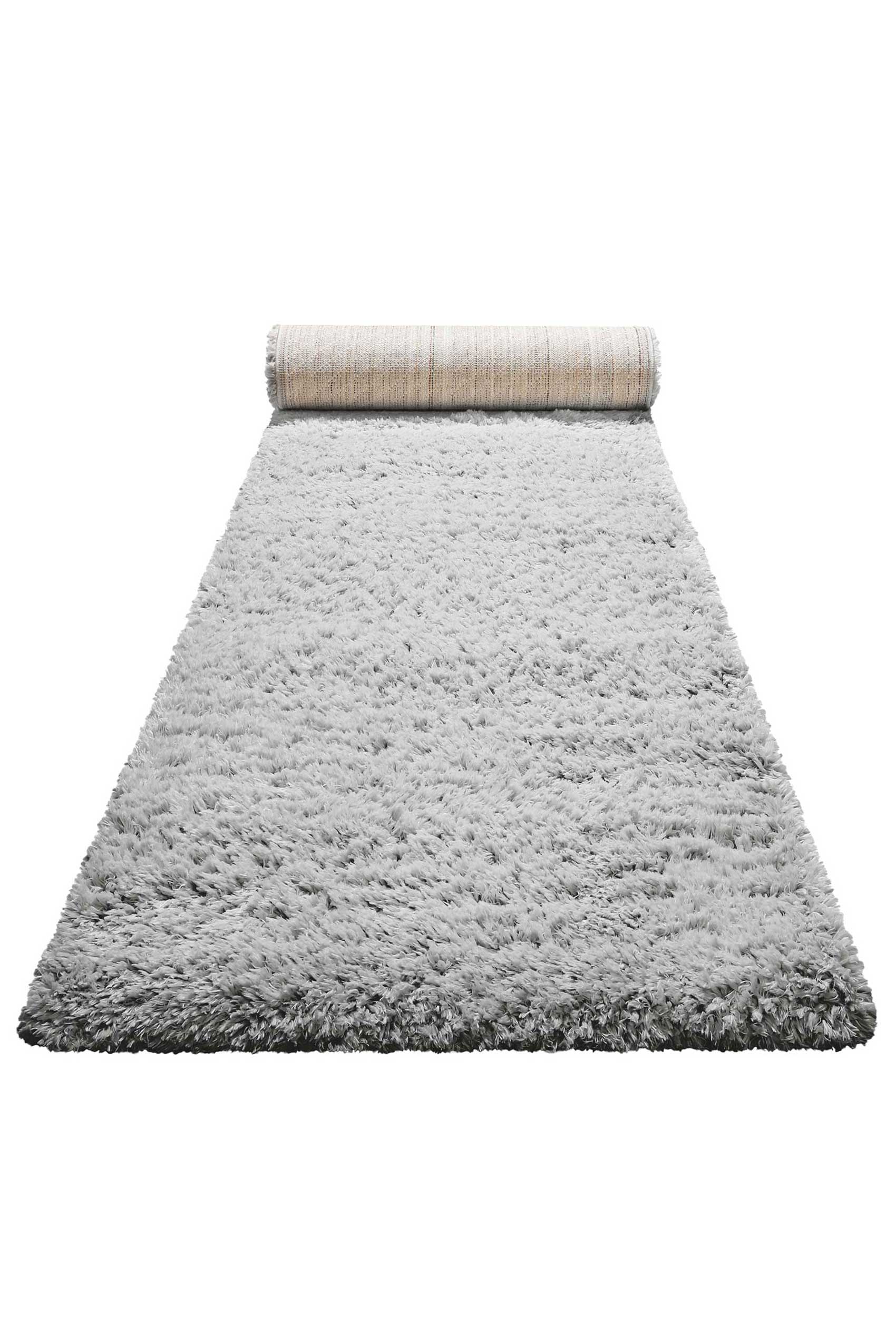 Nachhaltiger Teppich Grau Silber soft & weich "Matteo" Homie Living - Image 5