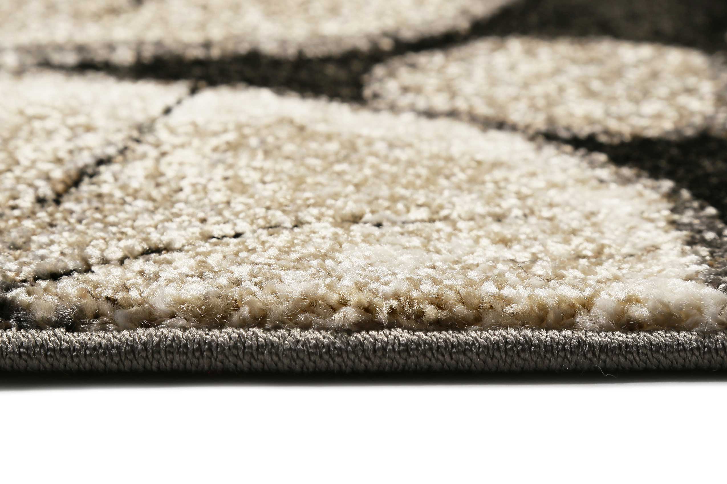 Teppich Holzbraun Schwarz Kurzflor "Logs" WECONhome - Image 4