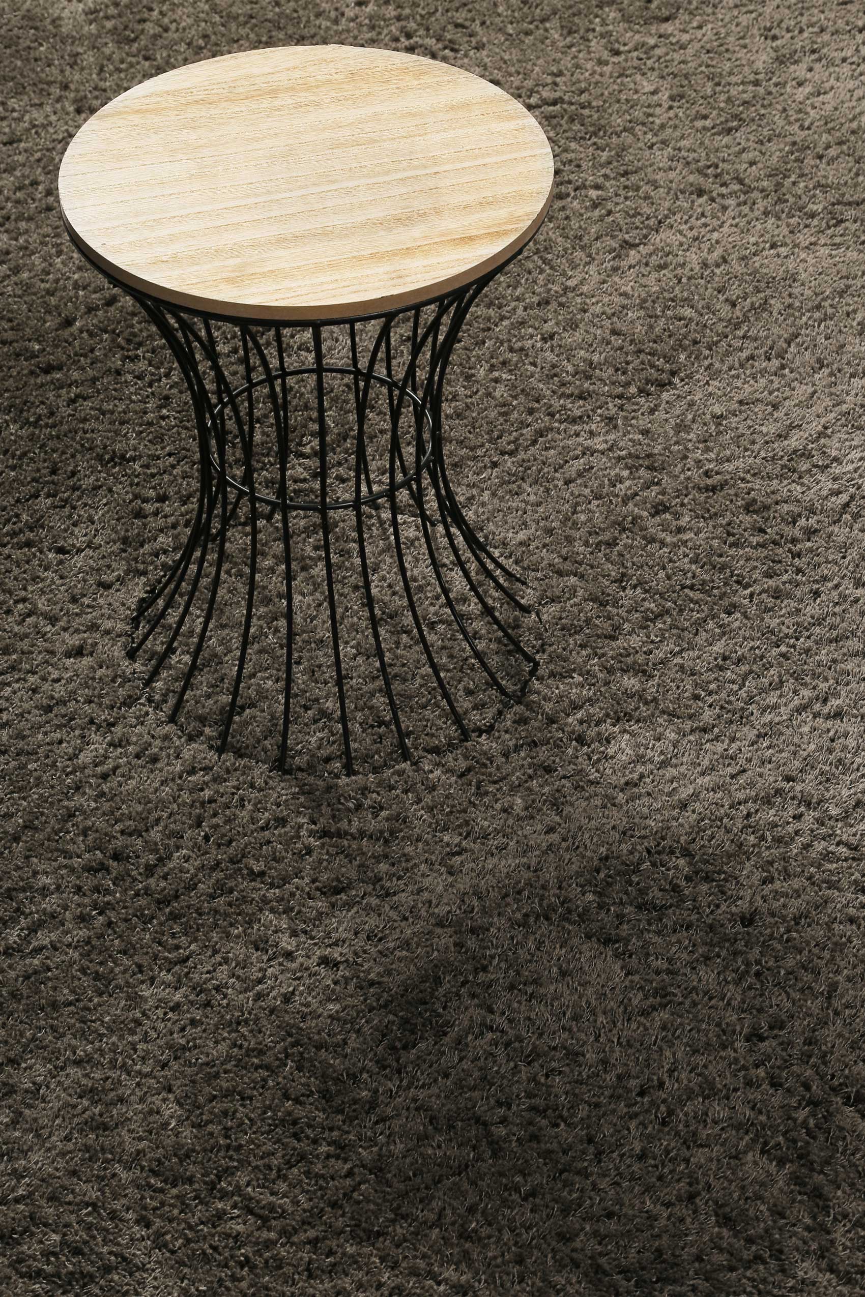 Teppich Taupe Hochflor B-Ware "Lola" Homie Living - Image 4